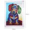 5D DIY Special Shaped Diamond Painting Colorful Dog Cross Stitch Embroidery