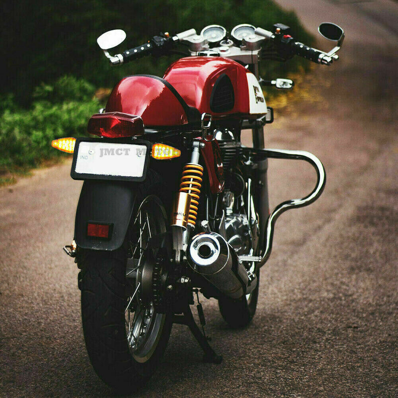 4Pcs Motorcycle LED Turn Signals Long Short Blinkers Flashers Indicator Lights