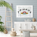 Handmade Letter Friend 5D DIY Full Round Drill Drawing Kit Diamond Painting