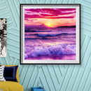 5D DIY Diamond Painting Rough Waves Full Drill Embroidery Picture Mosaic Kits