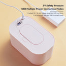 Smart Baby Wipe Warmer with Display Screen Heating Tissue Box (Pink) Newly