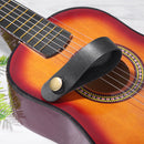 Guitar Neck Strap Leather Head Belt Holder Button Lock for Classic Bass Guitar