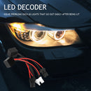 2pcs T10 Turn Signals LED Light Headlight Decoder Error Canceller Adapter
