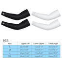 #A WEST BIKING 1 Pair Ice Silk UV Protection Cooling Arm Sleeves Covers for Adul