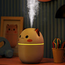 USB Mini Air Humidifier Cute Aroma Diffuser with Night Light USB Mute Purifier