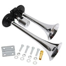 Air Horn for Cars Trucks Trains Lorrys Boat Dual Trumpet Electric Horn Kit