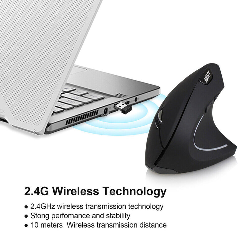 YWYT 2.4G Receiver Vertical Ergonomic Gaming Wireless Mouse (Ordinary G814)