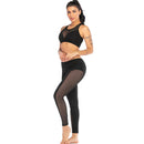 Women Yoga Set 2pcs Casual Vest Leggings Fitness Sportswear Suit (Black M)