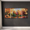 3 Panels Fall Forest Animals Oil Paint By Numbers Kits DIY Handpainted on Canvas