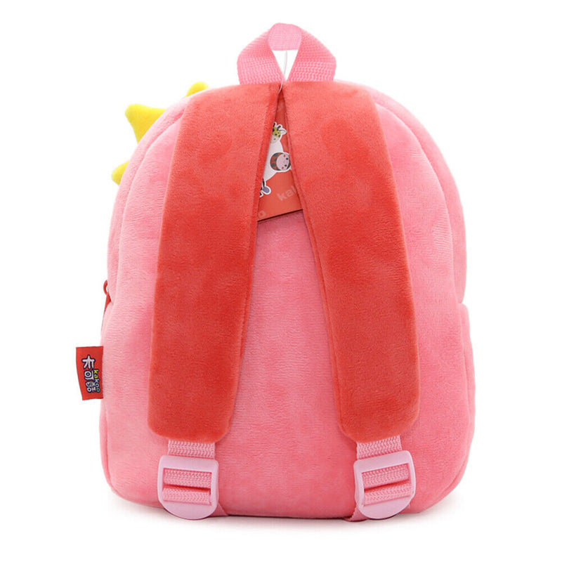 #A Cartoon Animal Backpack Student Children Plush School Bag Travel Bookbags Lov