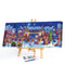 Snowy Village Night Oil Paint By Numbers Kits Canvas Picture DIY Wall Art C