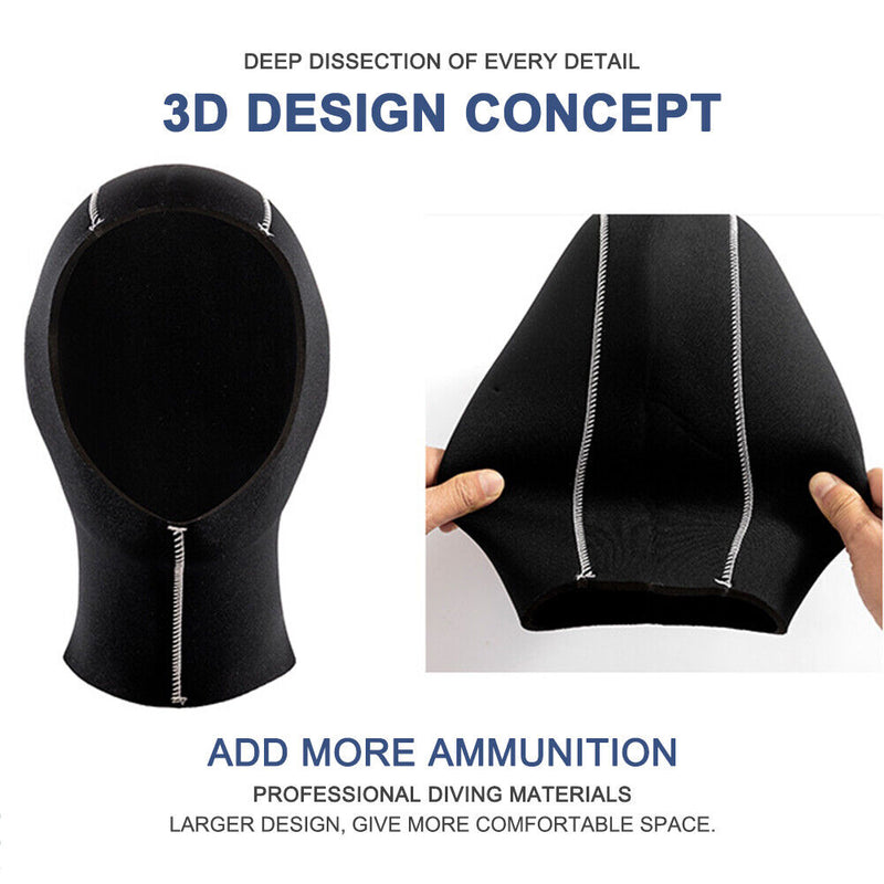 Diving Hood Cap Winter Swim Warm Head Ear Protection Surf Snorkeling Hats Newly