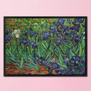 11CT Printed Full Cross Stitch Handcraft Flower Artwork Wall Decoration Kit