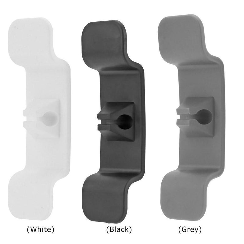 4pcs Kitchen Appliances Cable Holder Clip Management Cord Wrapper (Black)