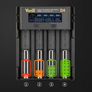 Ni-MH 18650 4 Slots Smart Charger Charging Slot Li-ion Battery Battery Charger