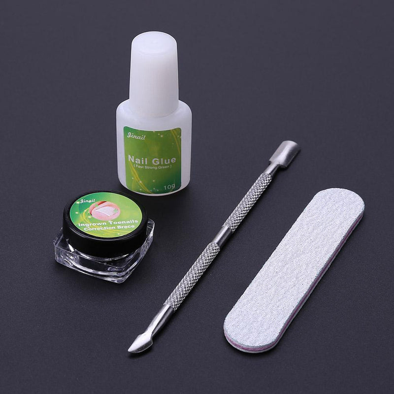 24pcs Nail Correction Tool Ingrown Toenail Paronychia Fixer Nail Paster Kit