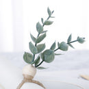 Handmade Wooden Beads Eucalyptus Napkin Rings Faux Greenery Napkin Holders