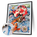 Carp Oil Paint By Numbers Kit DIY Acrylic Painting on Canvas Frameless Drawin