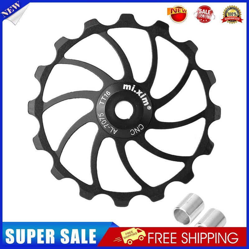 Mi Xim Mountain Bike Rear Derailleur Bearing Pulley Guide Wheel (Black 16T)