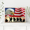 DIY Paint By Number Kit Flag Eagle Abstract No Frame for Home Decoration