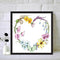 Flower Love Garland Oil Paint By Numbers Kits Picture Wall DIY Home Decor