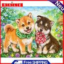 Frameless Painting By Numbers Little Dog DIY Handmade Drawing On Canvas Art Kit