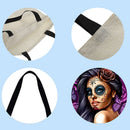Witch Printed Shoulder Shopping Bag Casual Large Tote Handbag (40*40cm)