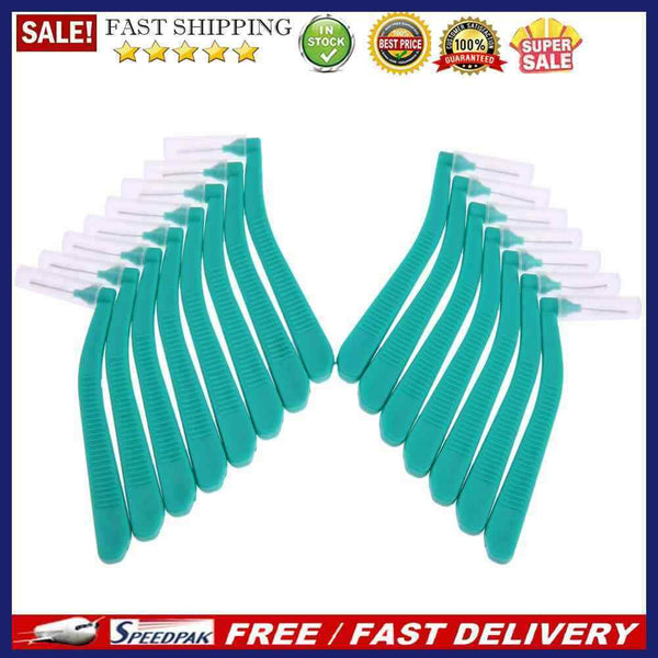 15pcs L Shape Tooth Interdental Brush Oral Care Cleaning Orthodontic Brush