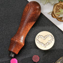 Retro Wedding Pattern Wax Seal Stamp Fire Painting Stamping Envelope Gifts