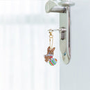 Rabbit Diamond Painting Keychain DIY Crystal Drill Key Ring Pendant (YS020)