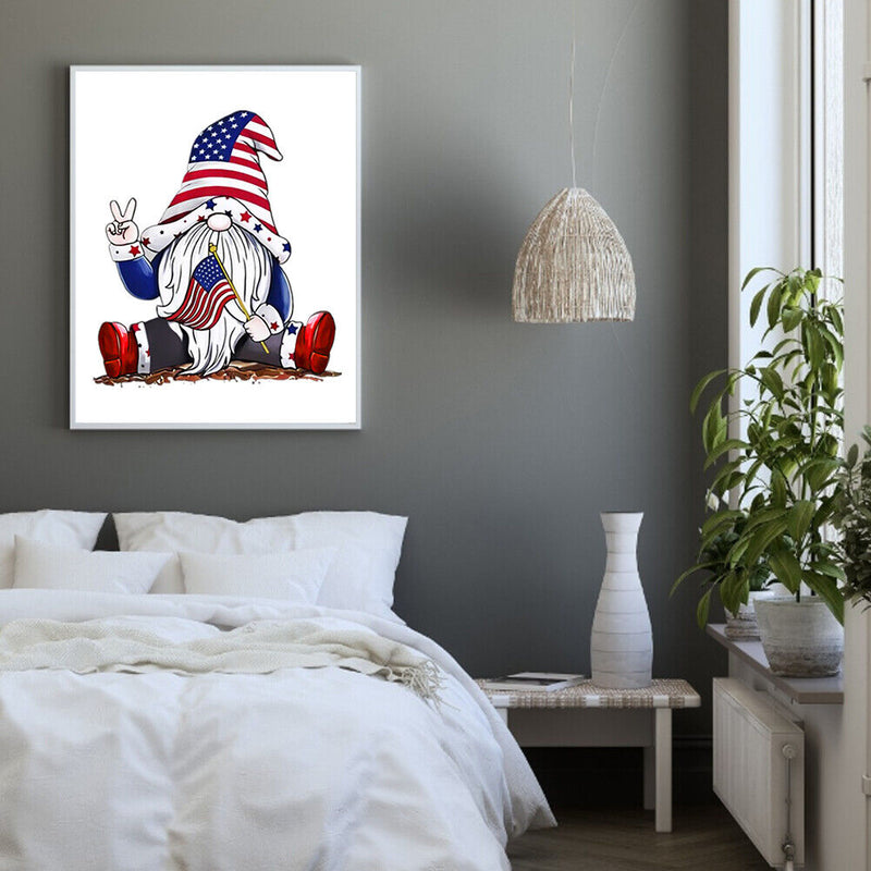 Flag Goblin Oil Paint by Numbers Hand Painted Frameless Painting Home Ornament