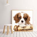 5D DIY Full Drill Diamond Painting Bored Puppy Cross Stitch Embroidery Mosa