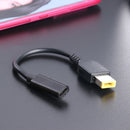 USB Type C Female to 11x4.5mm DC Connector PD Charger Adapter for Lenovo Laptop
