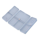 7 Grids Weekly Pill Box Magnet Lid Tablet Storage Box Pill Splitter(Blue)