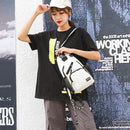 Fashion Women Oxford Cloth Solid Color Crossbody Chest Bag Travel Large Backpack