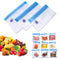 Reusable Vacuum Food Storage Bag Resealable BPA Free Zipper Storage Bags Newly