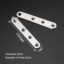 Stainless Steel Doors Hinges Rotating Concealed Upper Lower Hinge (100mm)