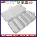 Plastic 5 Compartments Fishing Tackle Box Fish Lure Hook Bait Storage Case