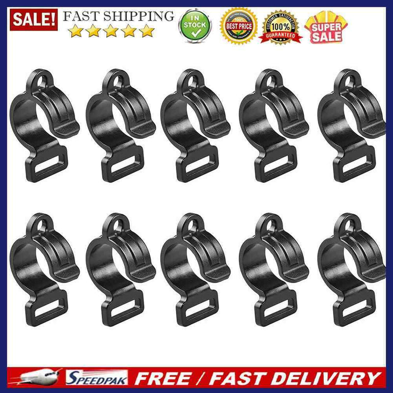 10pcs/Lot Tent Suspension Hooks Awning Pole Inner Hanger Clips C Shaped Cli