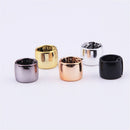 9 PCS Punk Woman Crystal Elastic Hair Ring Ponytail Holder Headband Hair Cuff