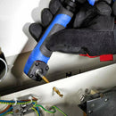 90 Degree Right Angle Extension Screwdriver Socket Holder Adapter (Blue)