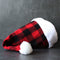 #A Christmas Hat Fashion Lattice Santa Claus Red Hats for Family Friend Lover Gi