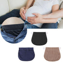 Maternity Pregnancy Adjustable Elastic Belt Pants Extended Button (Blue)