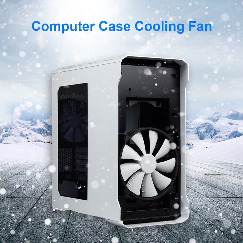 PHANTEKS PH-F200SP Chassis Cooler 3 Pin Computer Case Cooling Fan (White) Newly