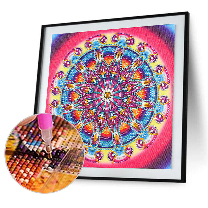 Mandala Part Special Shaped Diamond Painting Rhinestone Artwork Home Wall Decor