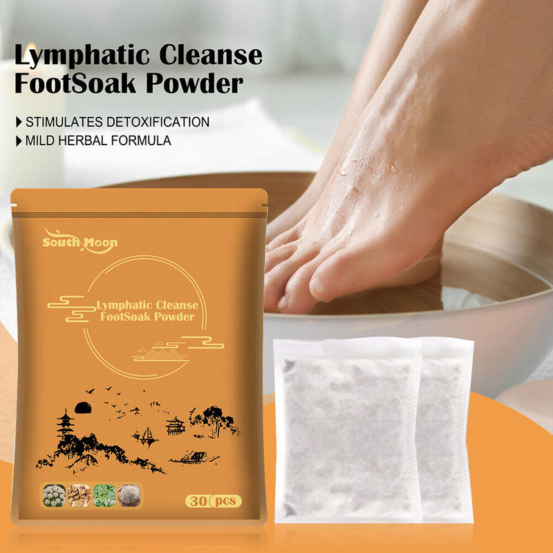 Foot Bath Powder Lymphatic Cleansing Sleep Improve Healthy Household Supplies