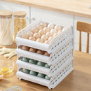 20 Grids Egg Storage Box Plastic Refrigerator Space Saver Holder Container Newly