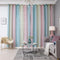 Gradient Hollow Star Curtain Bedroom Full Blackout Window Drapes (Pink)