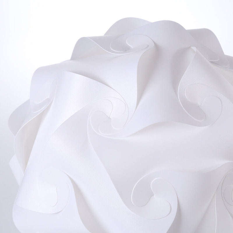 Modern Pendant Lights Bedroom Hanging Lamp Nordic Lampshade Holder (White) Newly