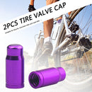 1 Pair Aluminum Alloy Bicycle Ready Pull Valve Cap Protector for MTB Road Bike